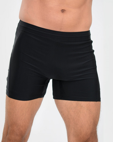 Short básico unisex de LYCRA sin tiro negro