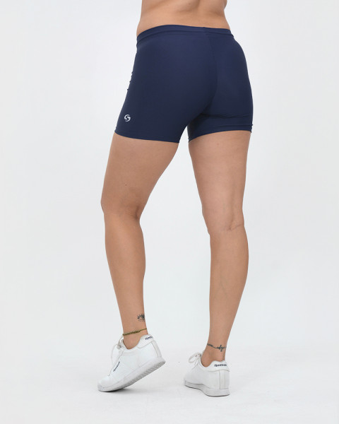 Short básico de LYCRA azul marino