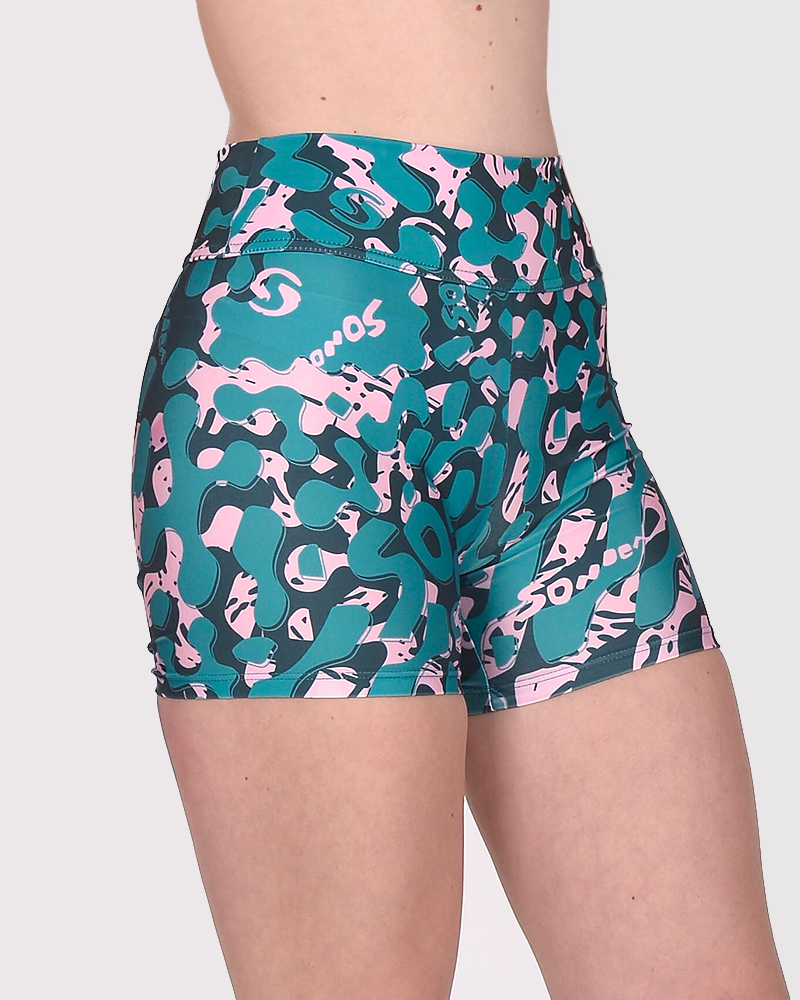Short de LYCRA estampada Huella Verde