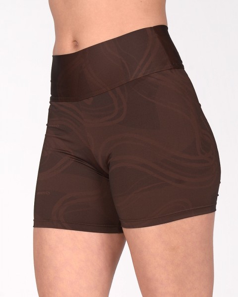 Short de lycra estampado rastro lacre