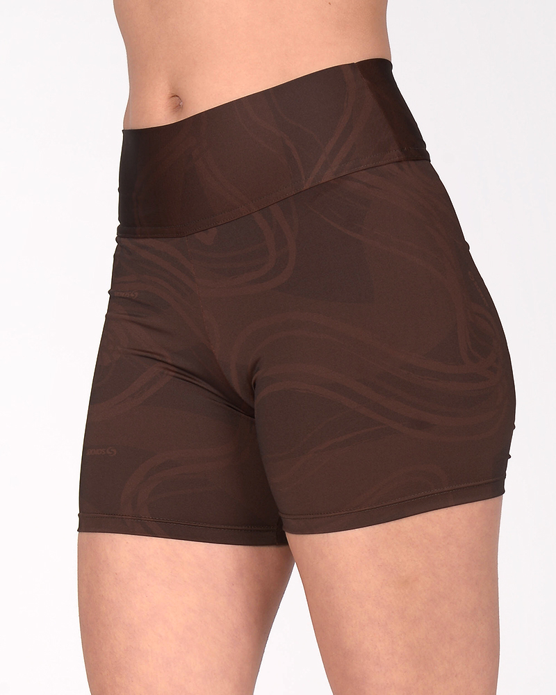 Short de lycra estampado rastro lacre