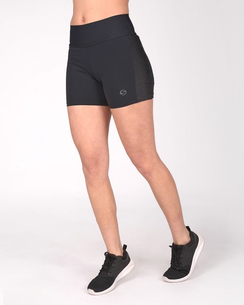 Short de LYCRA opaca combinado con LYCRA metalizada