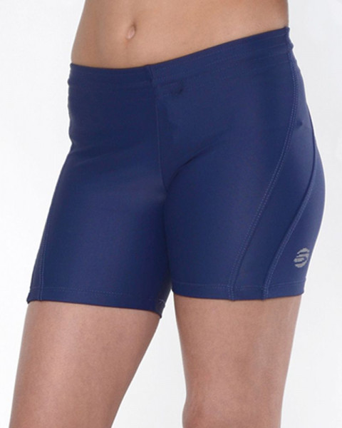 Ciclista corta básica de LYCRA® niña azul