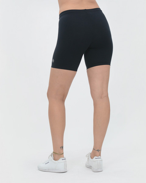 Ciclista corta básica de Supplex negro