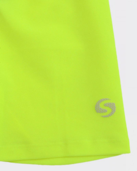 Short de LYCRA de niña amarillo flúo