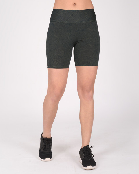 Ciclista corta de LYCRA estampada Granizado Verde