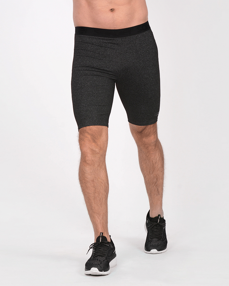 Ciclista larga unisex de Supplex ultra power negro melange