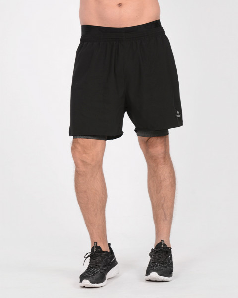 Ciclista larga unisex de Supplex ultra power negro melange
