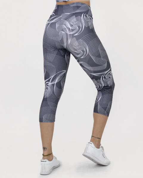 Pescadora de LYCRA estampada infinito gris