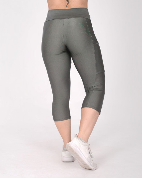 Pescadora de LYCRA metalizada gris plomo con bolsillo