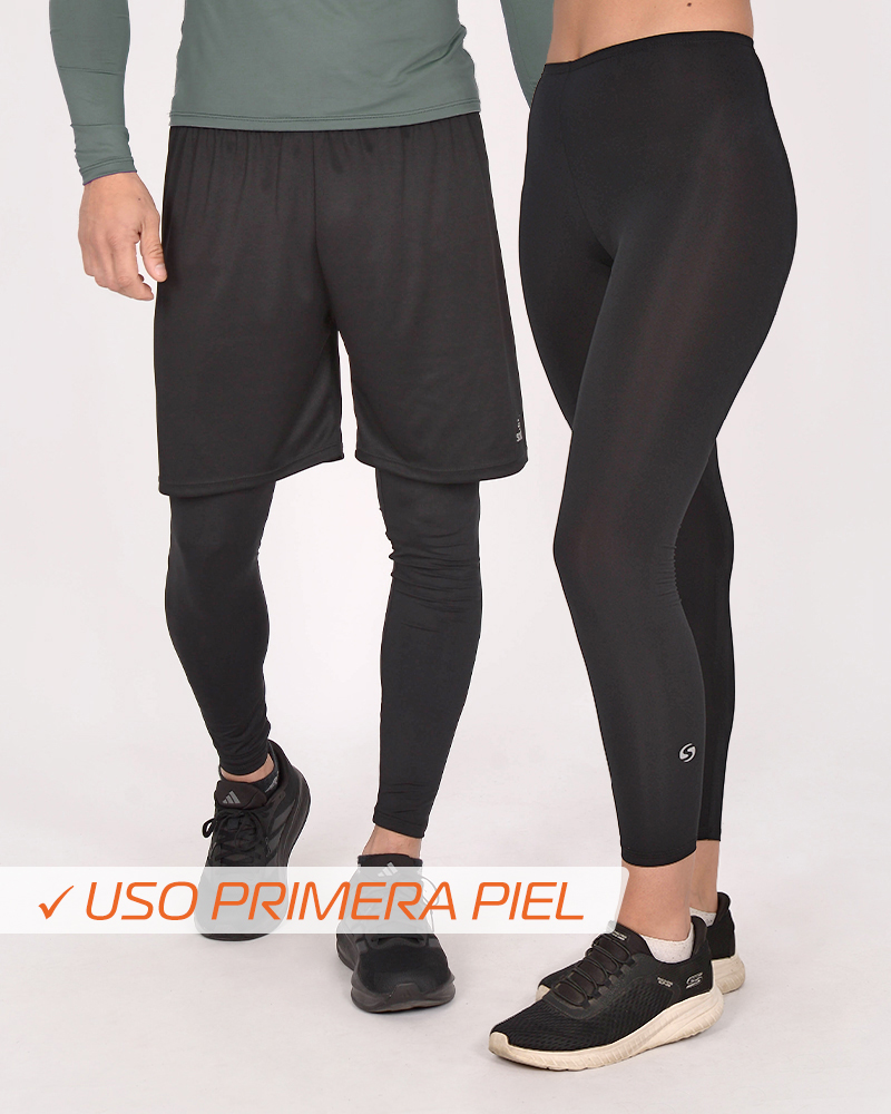 Calza térmica unisex con proceso sense y cintura con mayor agarre