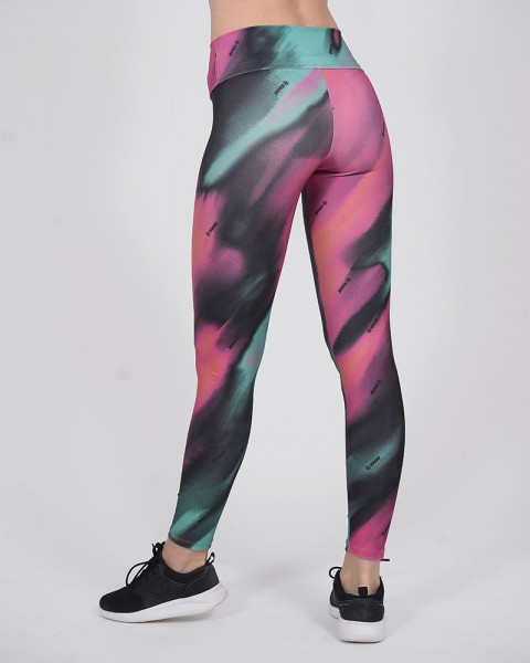 Calza de LYCRA estampada óleo neón