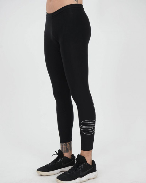Calza unisex de LYCRA® negra