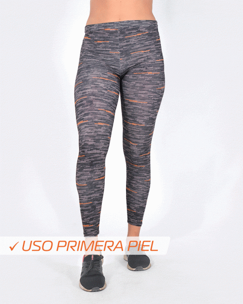 Calza térmica unisex de microfibra estampada con proceso sense