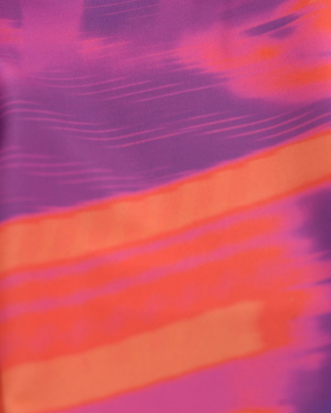 Calza de niña de LYCRA estampada tecno magenta