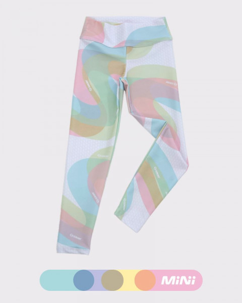 Calza de niña de LYCRA estampada mini pop