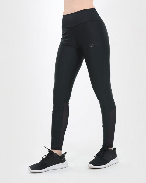 Calza de LYCRA negra combinada con transparencia