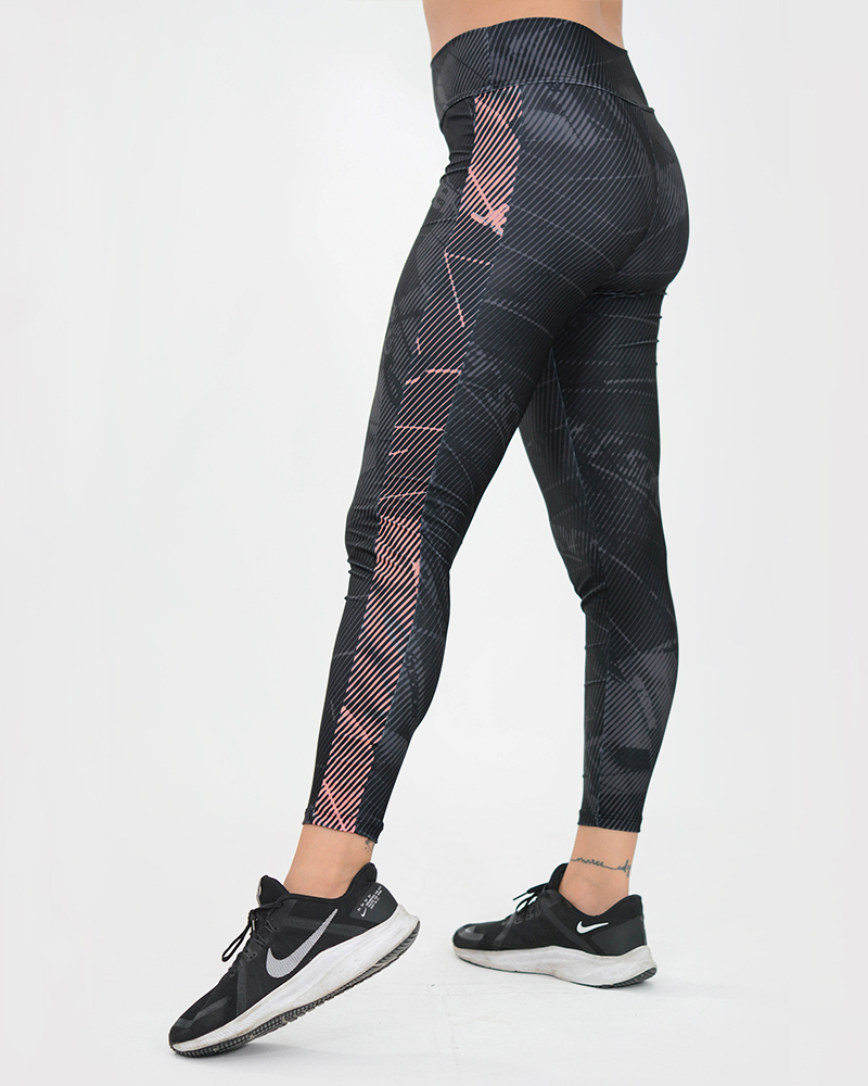Calza de LYCRA estampada Pista combinada con recortes