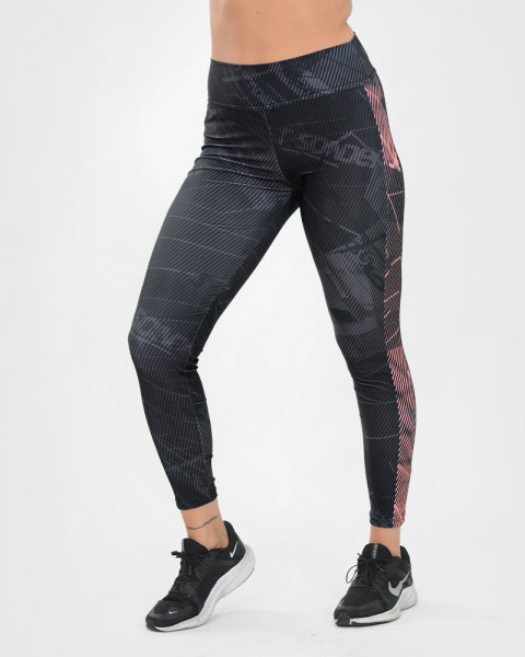 Calza de LYCRA estampada Pista combinada con recortes