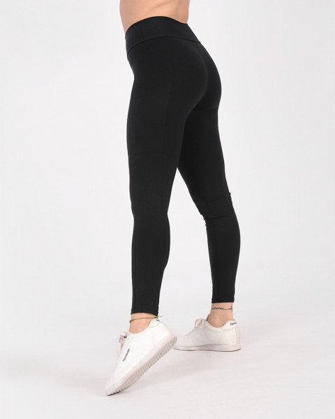 Calza de Supplex negro con bolsillos