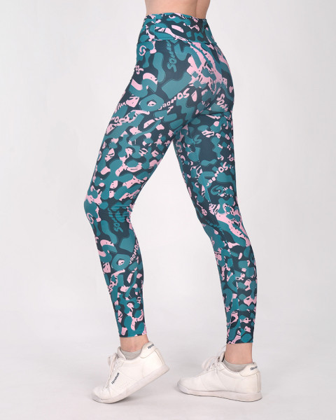 Calza de LYCRA estampada Huella Verde