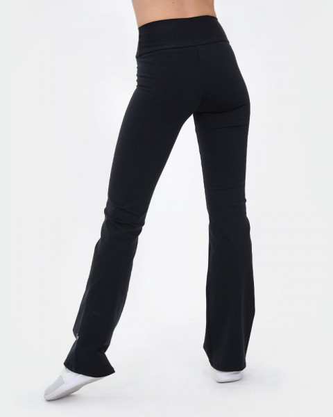 Calza recta larga de SUPPLEX® negra