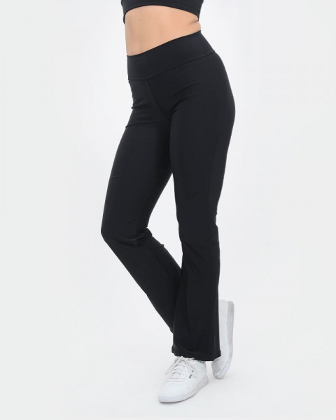 Calza recta de LYCRA negra