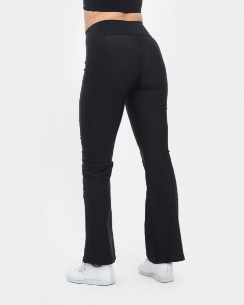 Calza recta de LYCRA negra