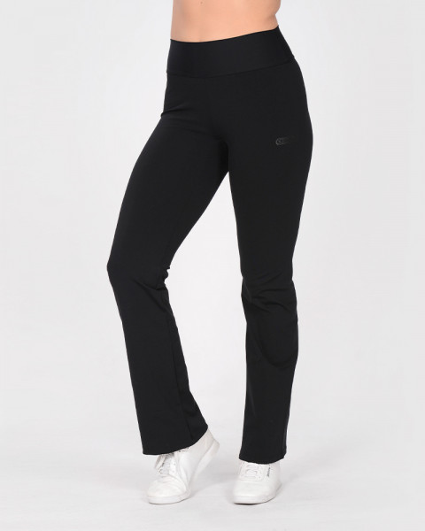Calza recta de LYCRA opaca negra