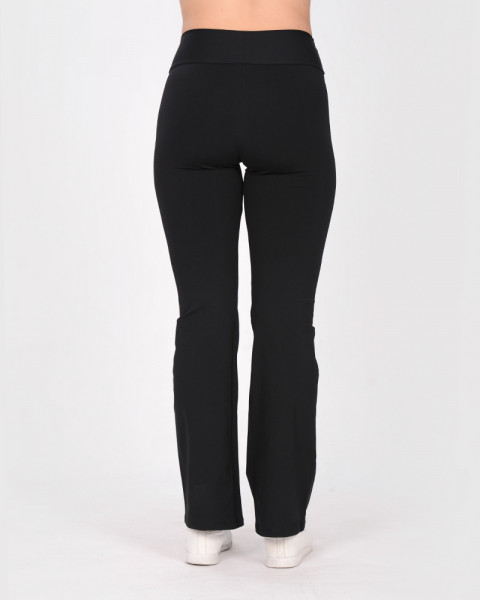 Calza recta de LYCRA opaca negra