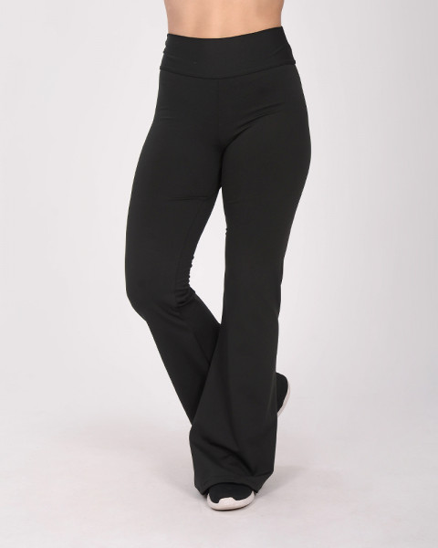 Calza oxford de LYCRA transblock negro