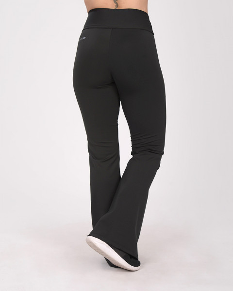 Calza oxford de LYCRA transblock negro