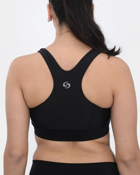 Top de LYCRA® competicíon básico negro