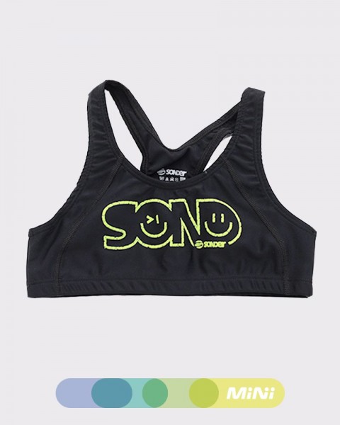 Top de de LYCRA® de seda de niña negro :)