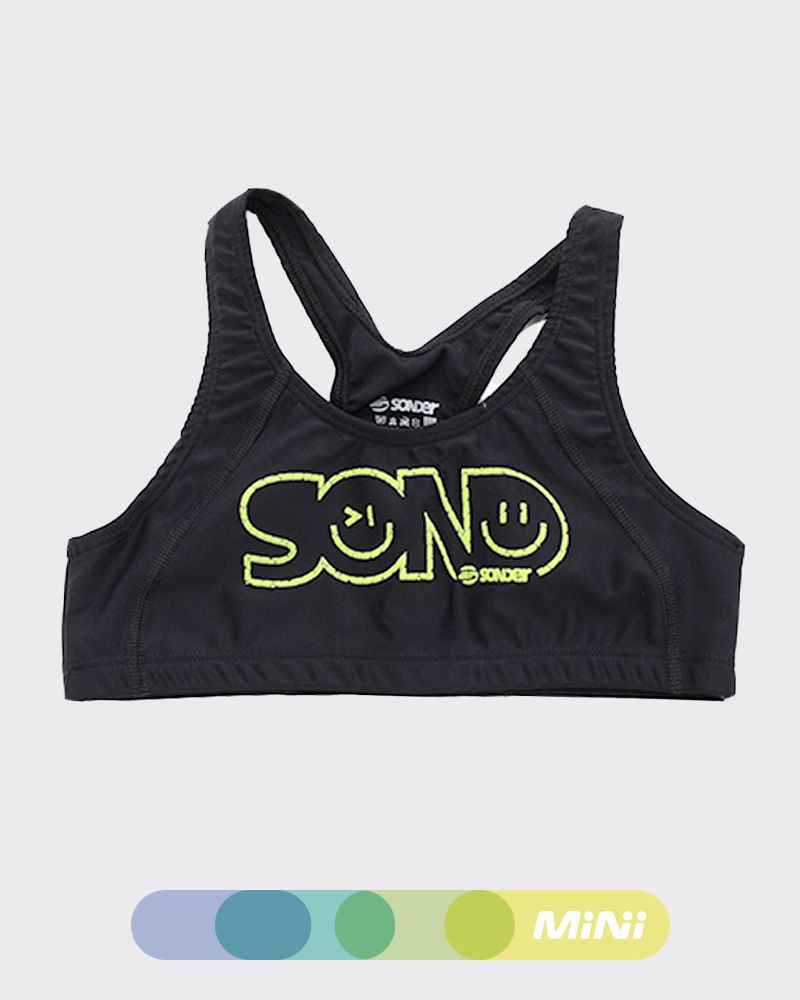 Top de de LYCRA® de seda de niña negro :)