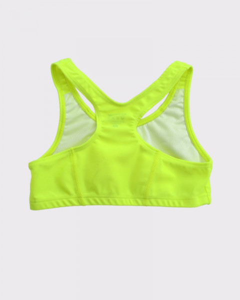 Top de niña de LYCRA amarillo flúo