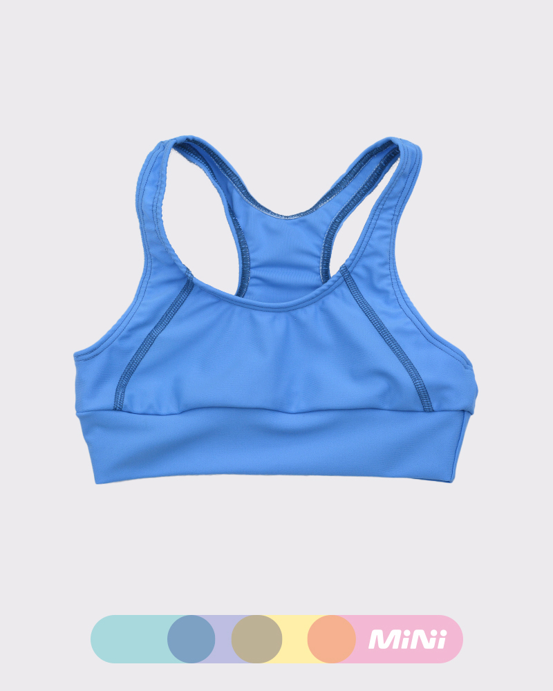 Top de niña de LYCRA celeste