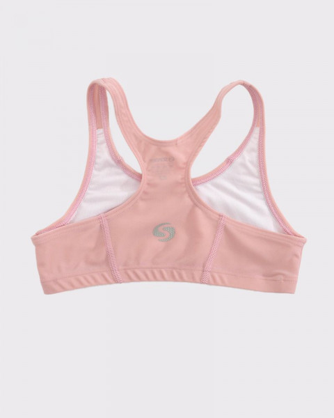 Top de niña de LYCRA rosa viejo