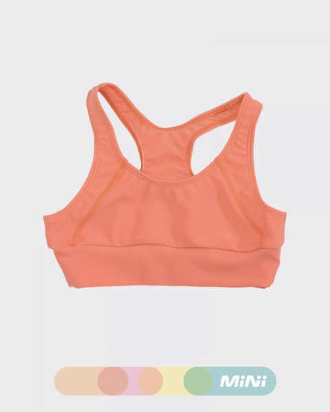 Top de niña de LYCRA coral