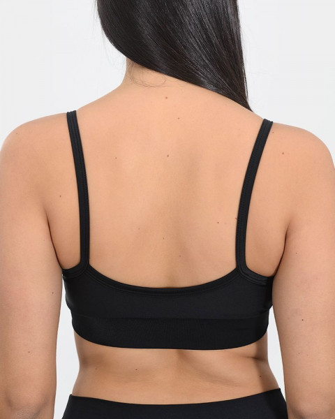 Top básico con breteles de LYCRA negro