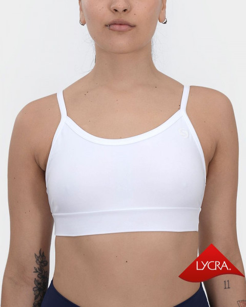 Top básico con breteles de LYCRA blanco