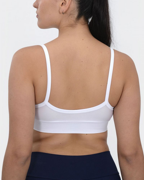 Top básico con breteles de LYCRA blanco