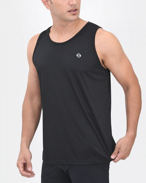 Musculosa de poliéster liviano con espalda reflex
