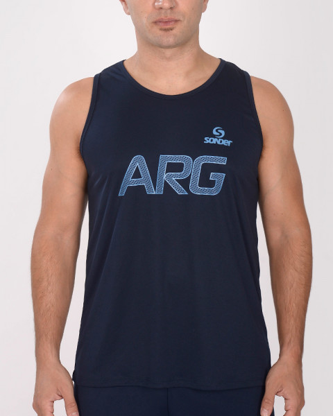Musculosa de poliéster NEODRY estampa Argentina