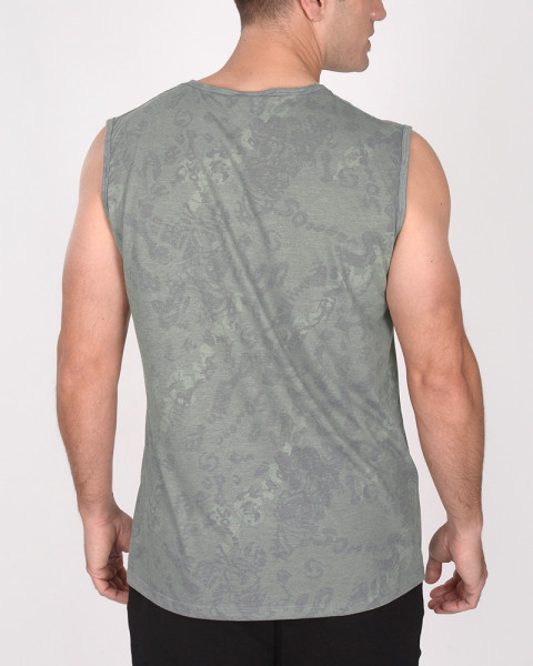 Musculosa de jersey estampado Senda Camo