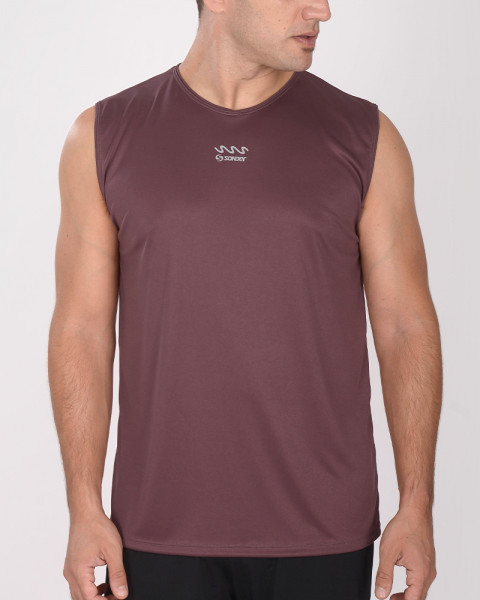 Musculosa de poliéster NEODRY bordeau