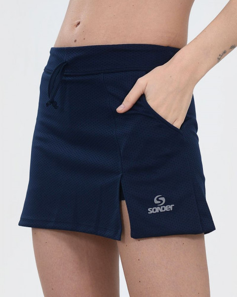 Pollera short azul marino