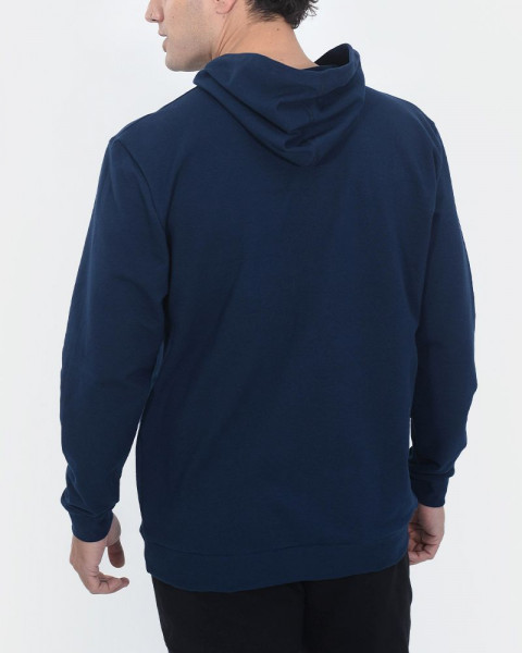 Buzo básico unisex de algodón azul