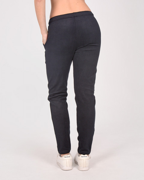 Pantalón chupín de micropolar negro