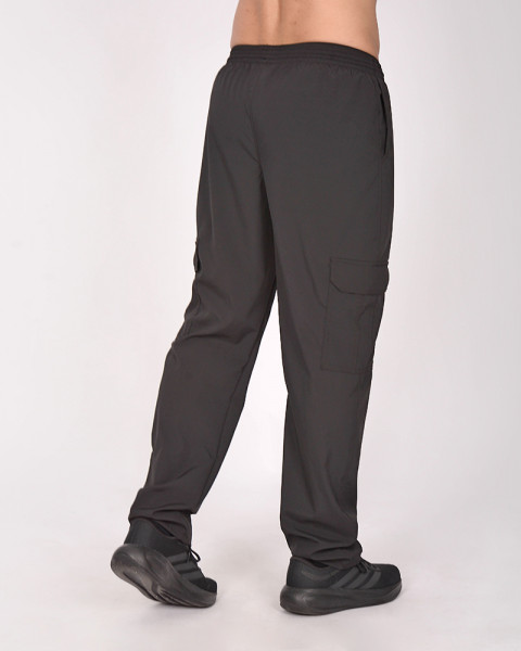 Pantalón cargo de microfibra elastizada